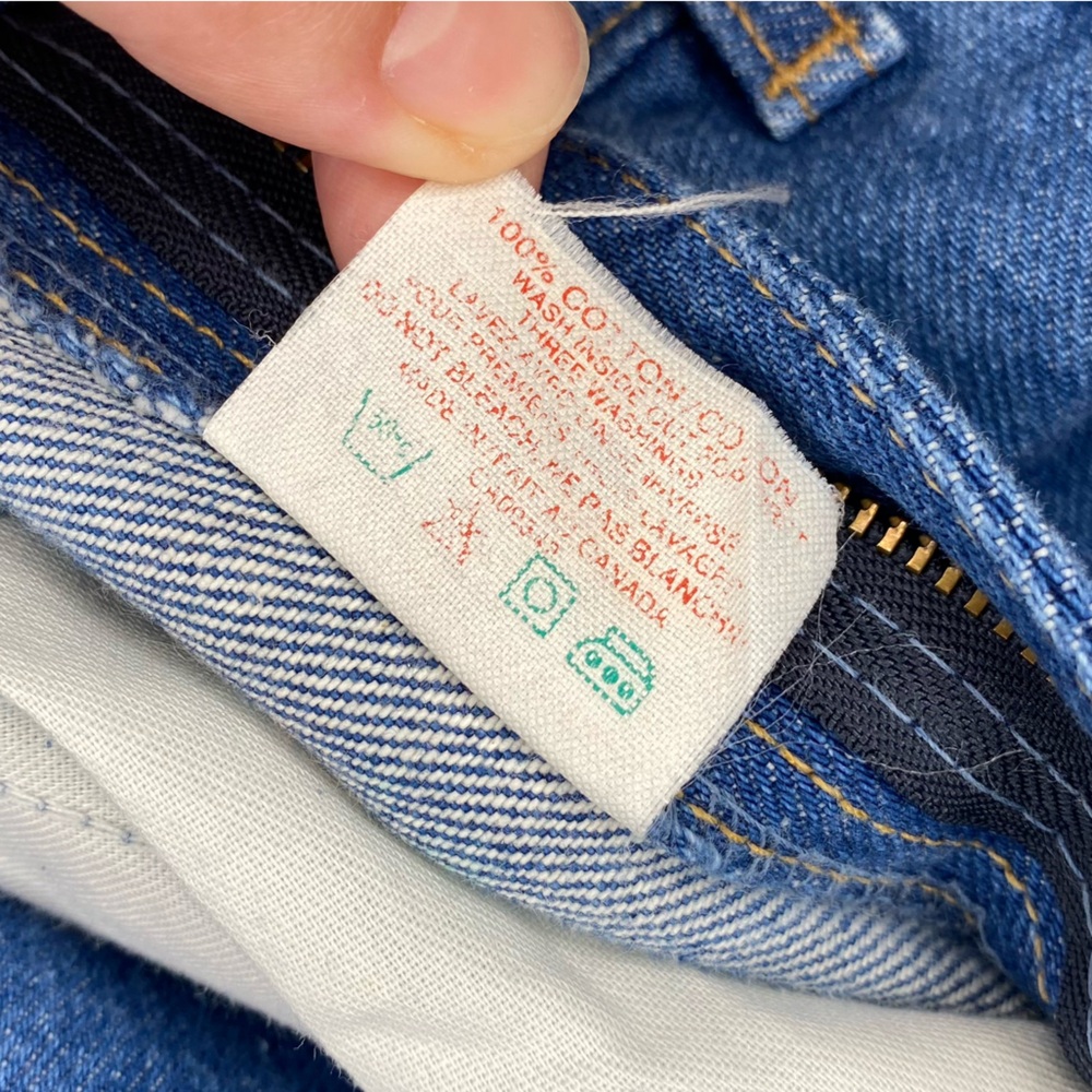 Vintage Levi’s 631 Straight Leg Yellow Tag Classic Denim Blue Jeans 31" Waist - Picture 14 of 14